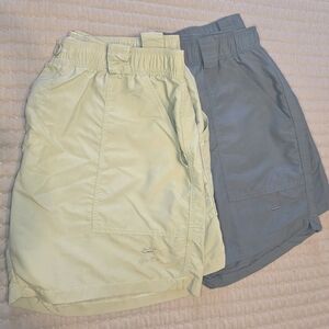 Spicy Tuna Men's Cargo Shorts Light Khaki and Gray